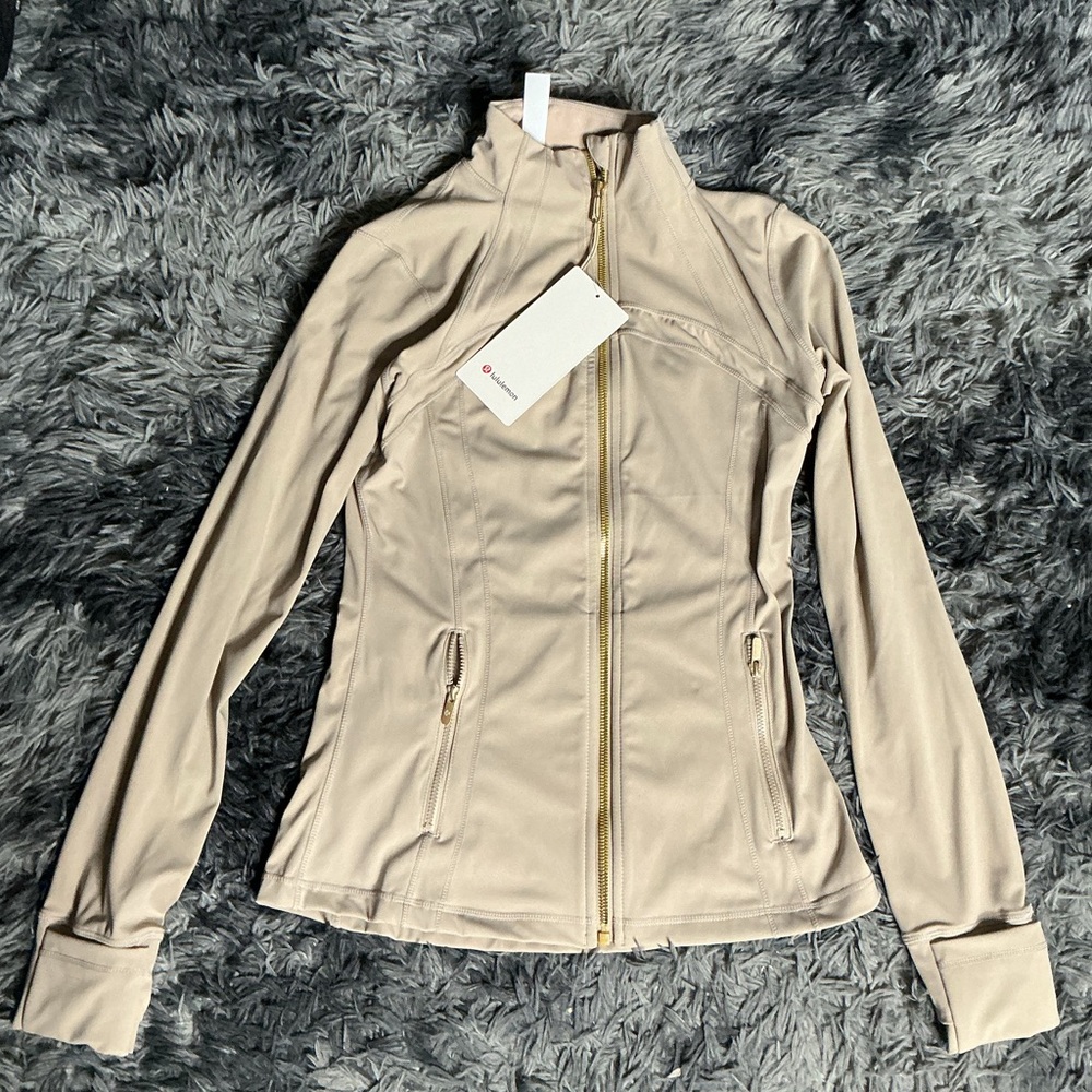 lululemon athletica Light Beige Full-Zip Jacket
